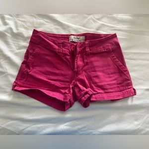 hot pink shorts